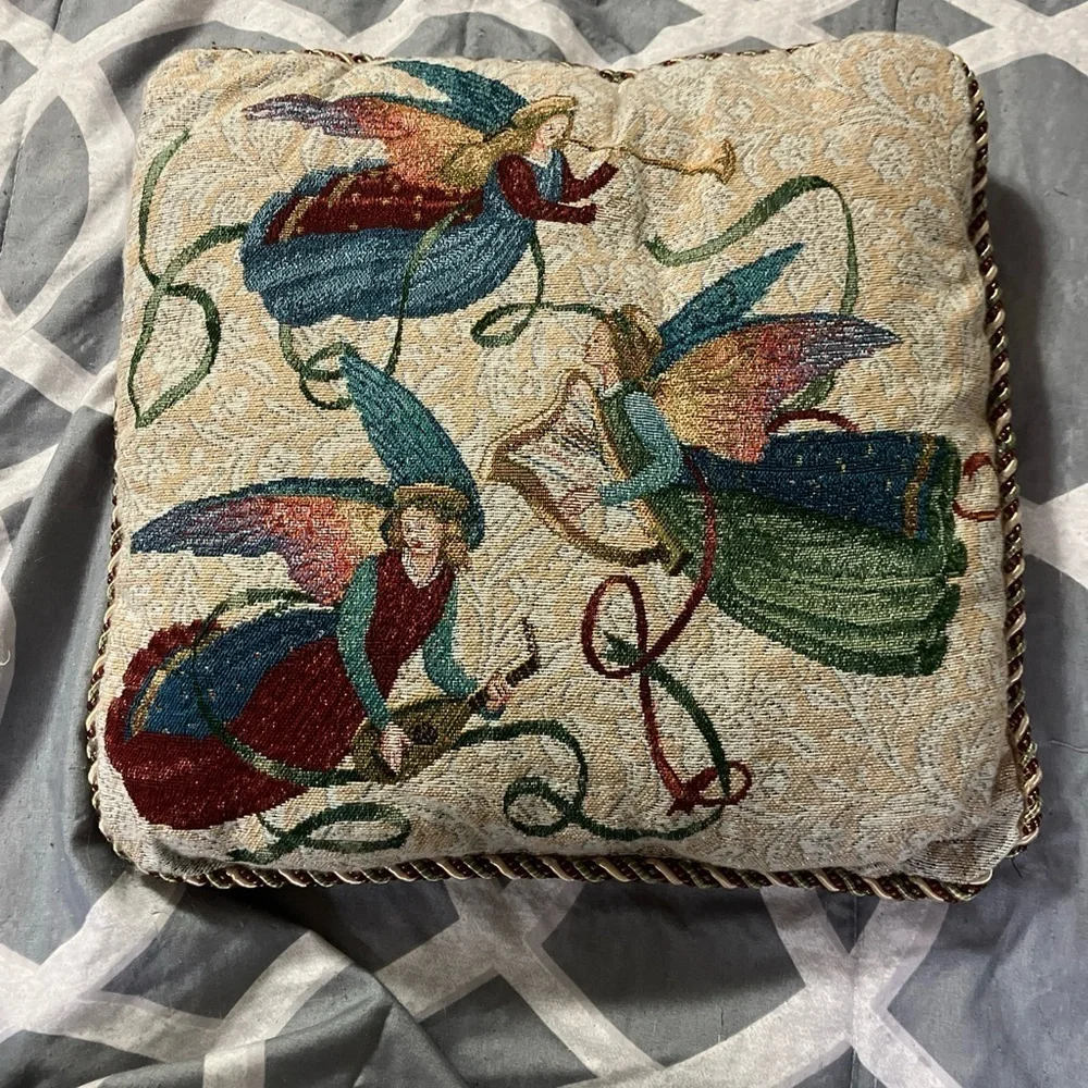 Angel Tapestry Decorative Pillow